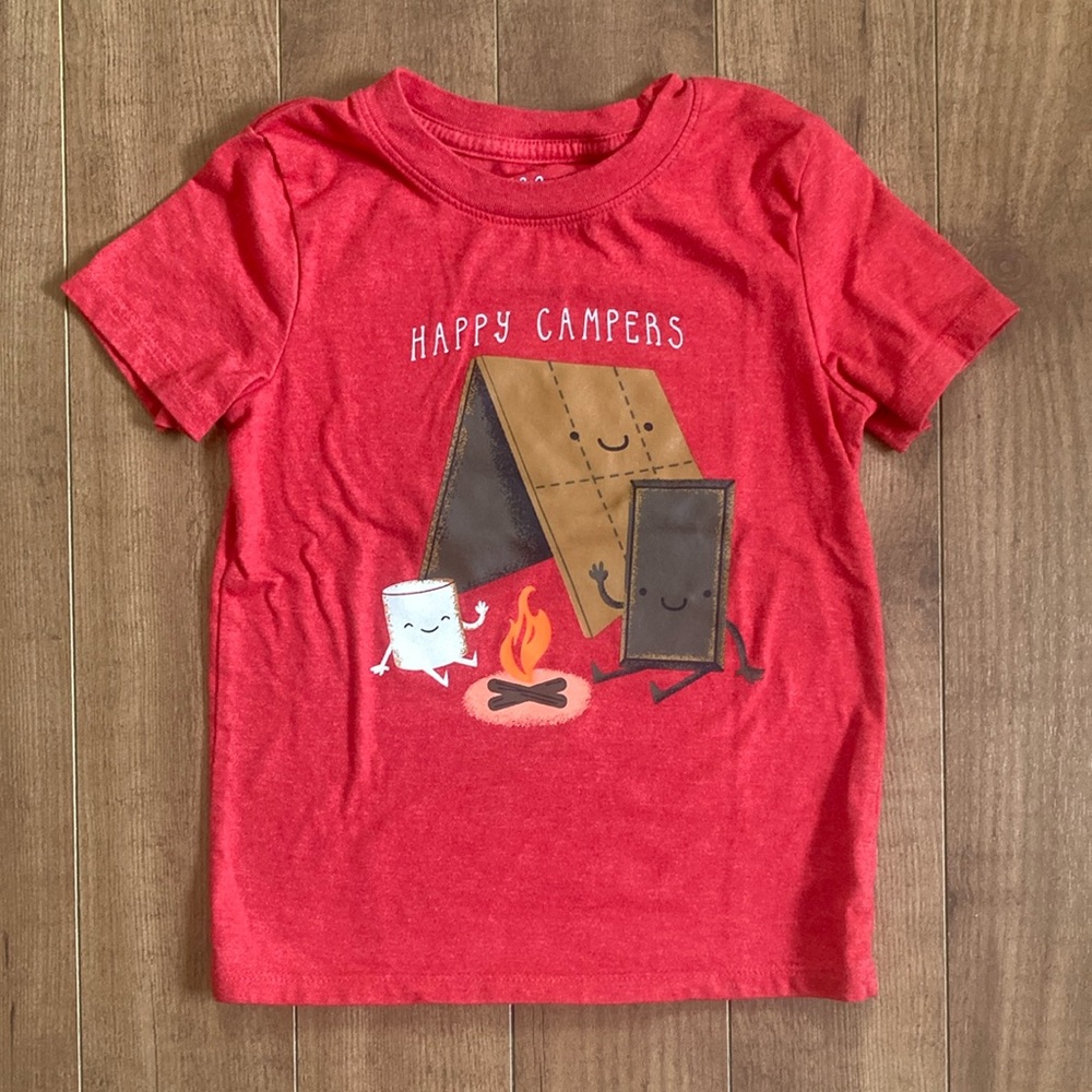 Little Kids 4T Camping Tee